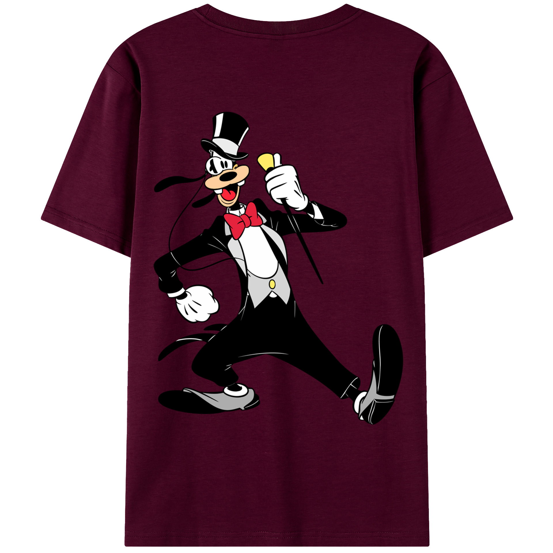 （画像用） ミッキーマウス Mickey Mouse レディース半袖Tシャツ(バックプリント)